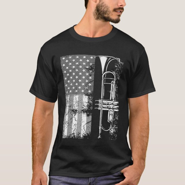 Trumpet - Funny Trumpet Player for Men Cool T-Shirt (Vorderseite)