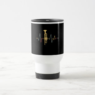 Trumpet Heartbeat Reisebecher