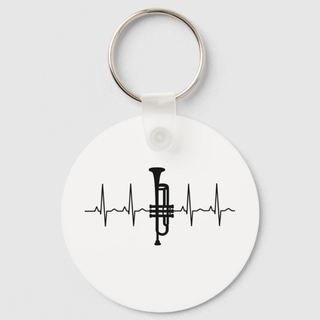 Trumpet Heartbeat Schlüsselanhänger (Vorderseite)