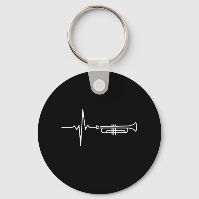 Trumpet Heartbeat Schlüsselanhänger (Vorderseite)