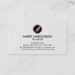Trumpet Icon Trumpeter Premium BusinessCard Visitenkarte