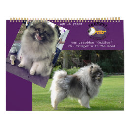 Trumpet Keeshond Calendar 2018 Kalender