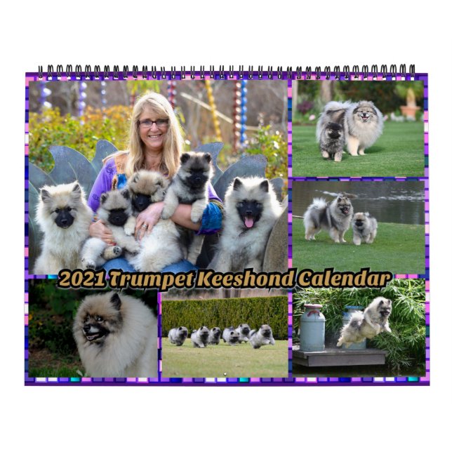Trumpet Keeshond Calendar 2021 Kalender (Titelbild)