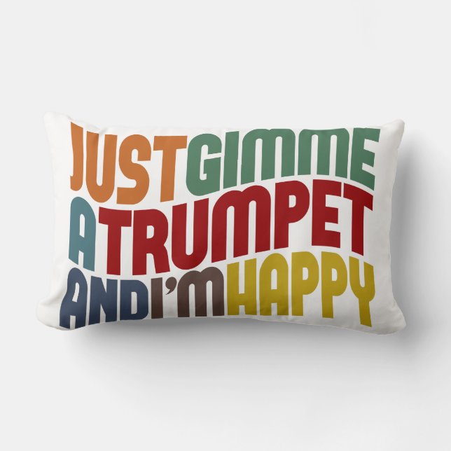 Trumpet Lendenkissen (Vorderseite)