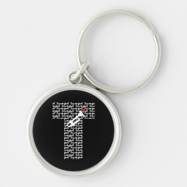 Trumpet Letter T Schlüsselanhänger (Vorne)