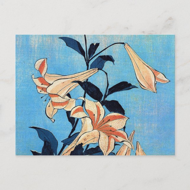 Trumpet Lilies Postkarte (Vorderseite)