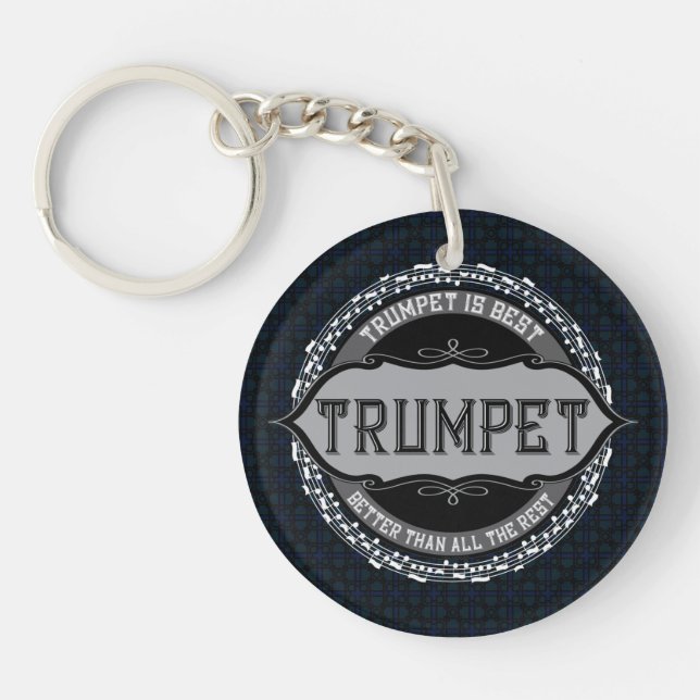 Trumpet Music Note Cercle (Devant)