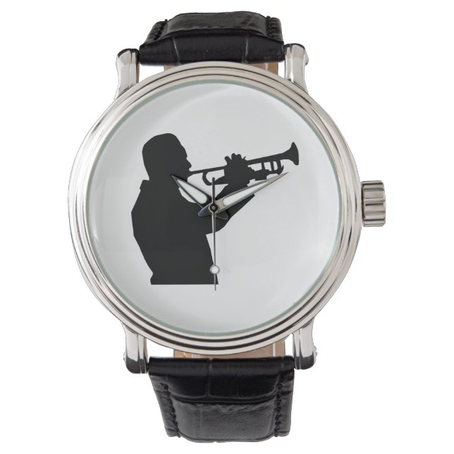 Trumpet Player Armbanduhr (Vorderseite)