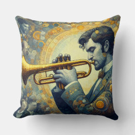 Trumpet-Player Design-Kissen Kissen