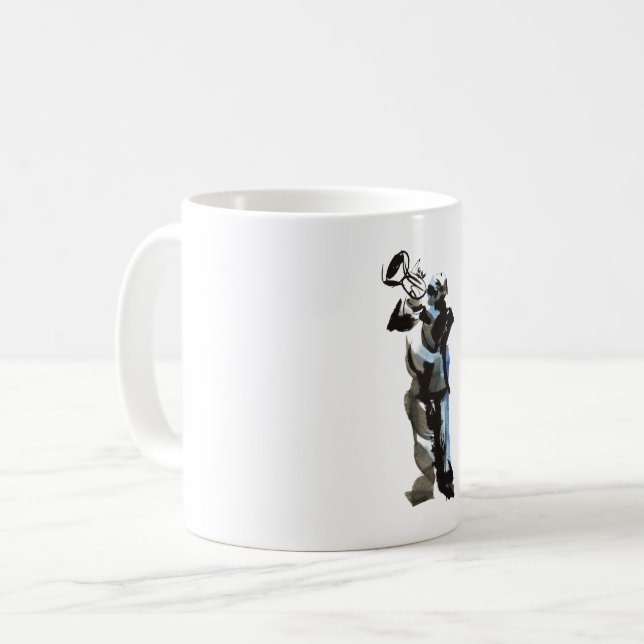 Trumpet Player Kaffeetasse (Vorderseite Links)