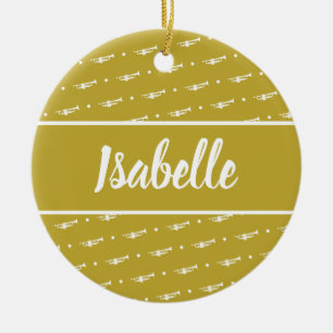 Trumpet Player Musician Geschenk Personalisierte C Keramik Ornament