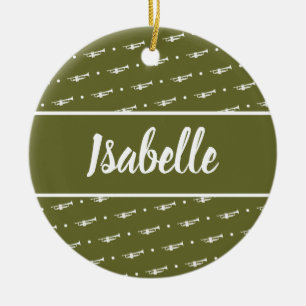 Trumpet Player Musician Geschenk Personalisierte C Keramik Ornament