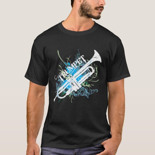 Trumpet Player Musique Marching Band T-Shirt (Devant)