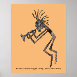 Trumpet Player, Saxophone Player und Flute Player Poster