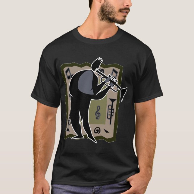 Trumpet Player T-Shirt (Vorderseite)
