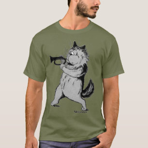 Trumpet Player (Trumpeter) Cat, Louis Wain T-Shirt