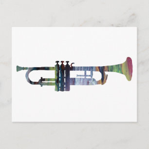 Trumpet Postkarte