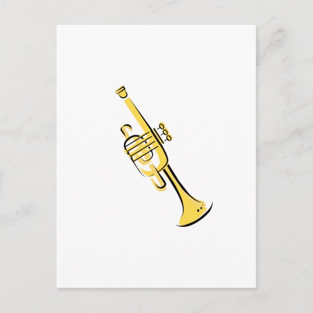 Trumpet Postkarte (Vorderseite)