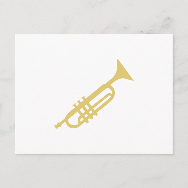 Trumpet Postkarte (Vorderseite)