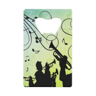 Trumpet Section Jazz Musique Vert Marbré