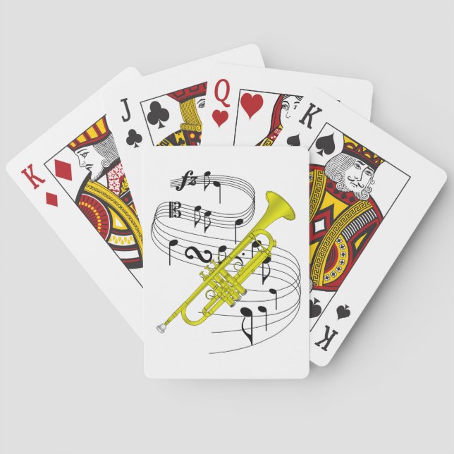 Trumpet Spielkarten (Rückseite)