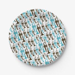 Trumpet Themed Pappteller