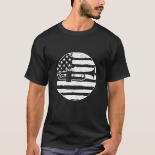 Trumpet USA Flag 4. Juli T - Shirt