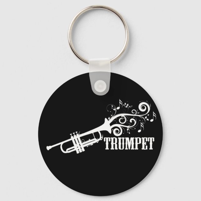 Trumpet Vector mit Wirbel Schlüsselanhänger (Vorderseite)
