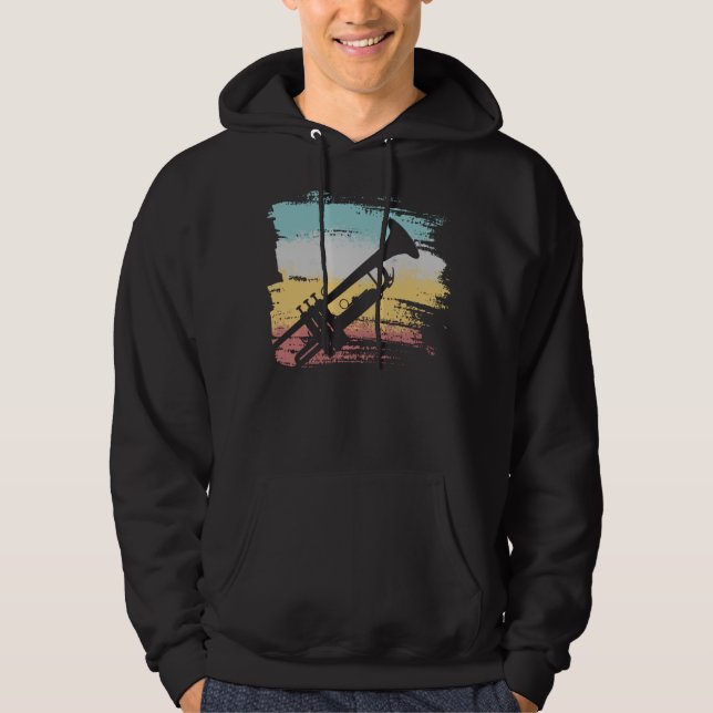 Trumpet Vintag Hoodie (Vorderseite)