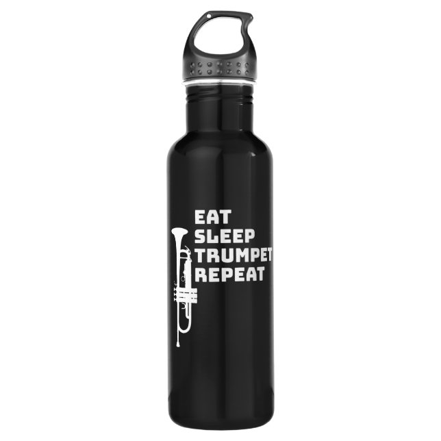Trumpet - Wiederholen Sie den Schlaf-Trumpet Edelstahlflasche (Vorderseite)