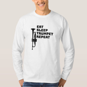 Trumpet - Wiederholen Sie den Schlaf-Trumpet T-Shirt
