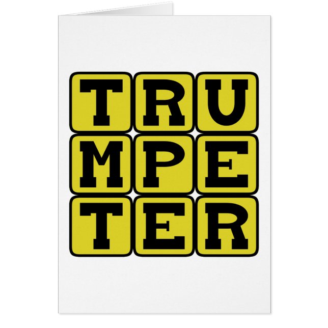 Trumpeter, musicien d'instruments en laiton (Devant)