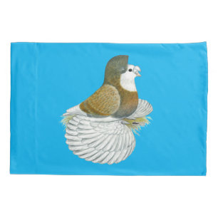 Trumpeter Pigeon AOC Baldhead Kissenbezug