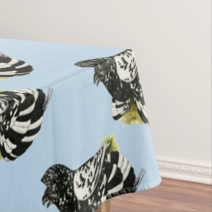 Trumpeter Pigeon Dark Splash Tischdecke