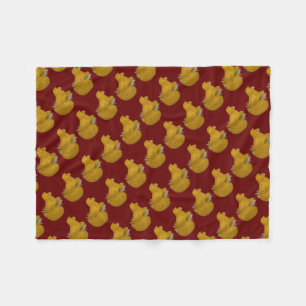 Trumpeter Pigeon Yellow Self Fleecedecke