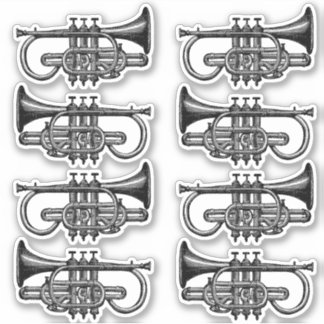 Trumpets Aufkleber
