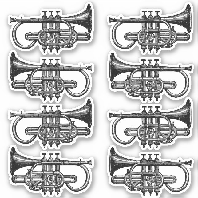 Trumpets Aufkleber (Vorderseite)