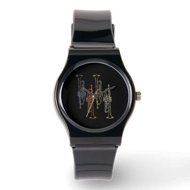 Trumpets Vintag Armbanduhr (Vorderseite)