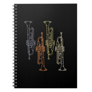 Trumpets Vintag Notizblock
