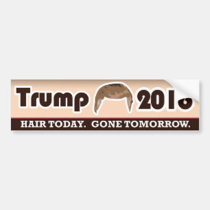 Trumpf 2016: Haar heute morgen gegangen Autoaufkleber