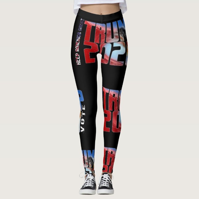 Trumpf 2020 ROTE WELLEN-LEGGINGS Leggings (Vorderseite)