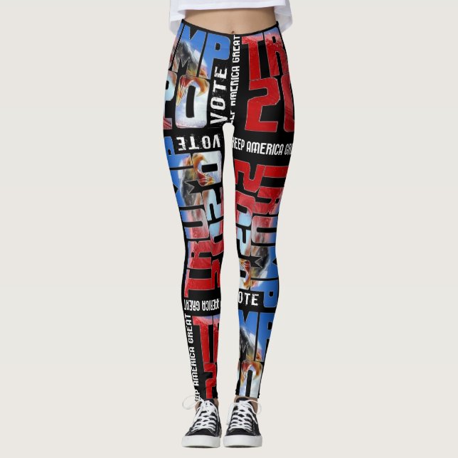 Trumpf 2020 ROTE WELLEN-LEGGINGS Leggings (Vorderseite)