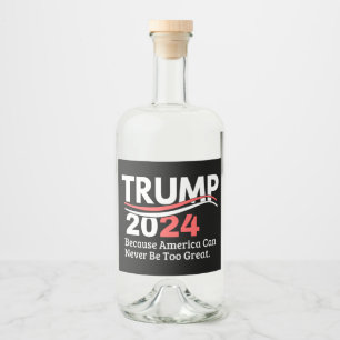 Trumpf 2024 alkoholflaschenetikett