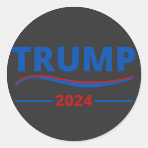 Trumpf Amerika zurück Runder Aufkleber