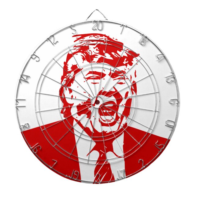 TRUMPF-ANTICHRIST für Präsidenten Dartboard 2016 Dartscheibe (vorne)