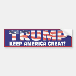 Trumpf - behalten Sie Amerika groß! Autoaufkleber