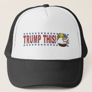 Trumpf dieser nicht so Weißkopfseeadler Truckerkappe
