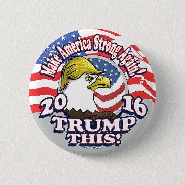 Trumpf dieses Eagle 2016 Button (Vorderseite)