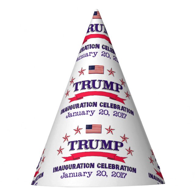 Trumpf-Einweihung Partyhütchen (Vorderseite)