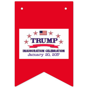 Trumpf-Einweihung Wimpelkette